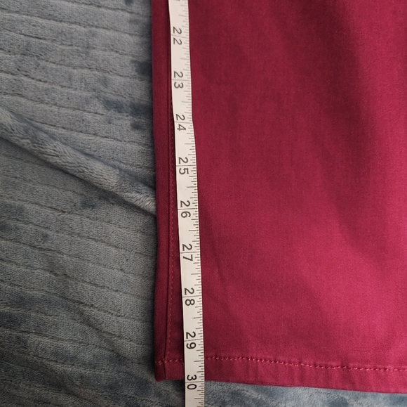 NWT! croft & barrow Women's Red Skinny Pants! - Picture 9 of 9